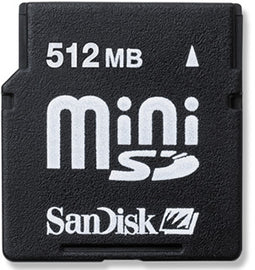 512MB miniSD Memory Card