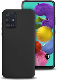 Samsung Galaxy A71 Gel Cover - Black