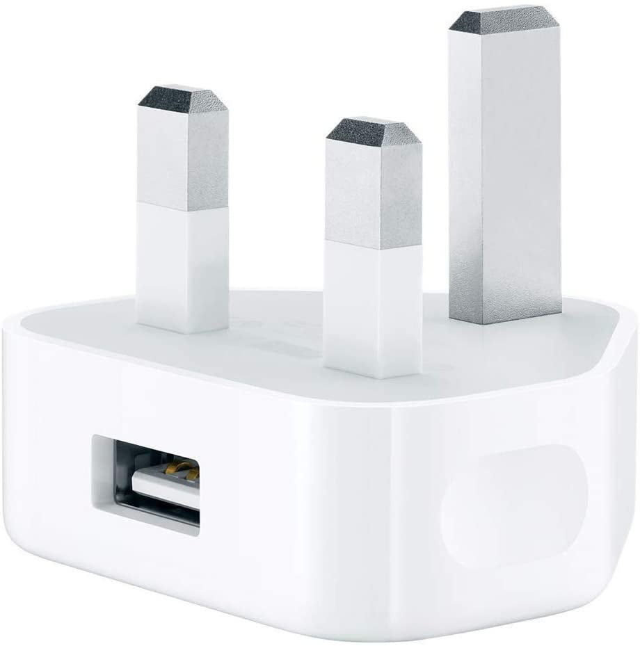 Apple Compatible USB 3-Pin Mains Charger & Lightning Charging Cable