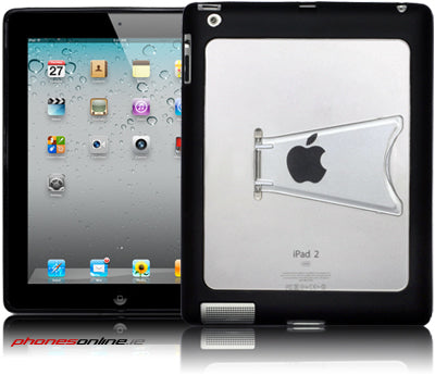 Apple iPad 2 Gel Rimmed Skin with Stand