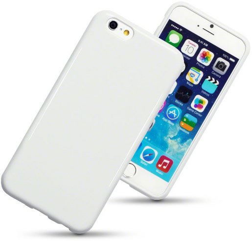 Apple iPhone 6 Plus / 6S Plus Gel Skin Case - White