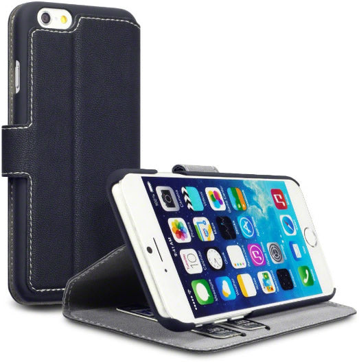 Apple iPhone 6 Plus / 6S Plus Low Profile Wallet Case - Black