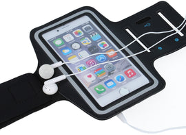 Universal Sports Armband (Up to 6.2 inches) Case - Black