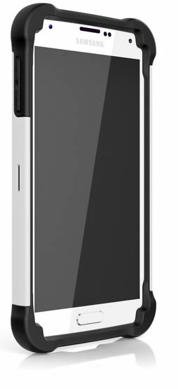 Ballistic Tough Jacket Case for Samsung Galaxy S5 G900 - Black/White