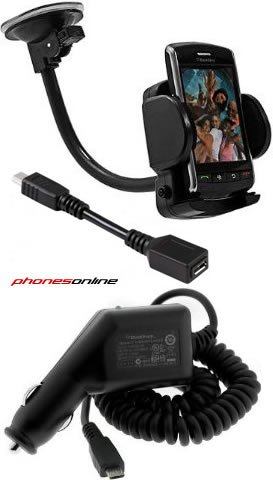 Blackberry Bold Universal Car Holder Kit with Charger