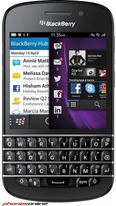 Blackberry Q10 Black Refurbished SIM Free