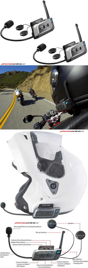 Cardo Scala Rider G9x Powerset Bluetooth Handsfree for Motorbikes
