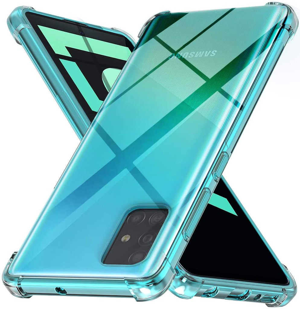 Samsung Galaxy A51 Gel Bumper Shock Proof Cover - Transparent