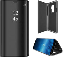 Load image into Gallery viewer, Samsung Galaxy A51 Clear View Wallet Case - Black