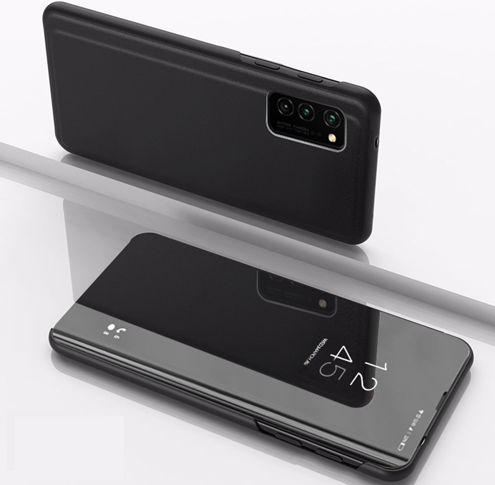 Huawei P Smart 2019 Clear View Wallet Case - Black