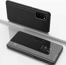 Load image into Gallery viewer, Huawei P Smart 2019 Clear View Wallet Case - Black