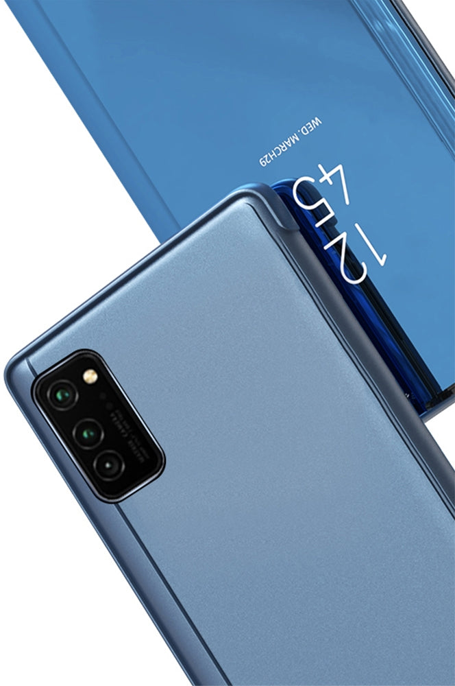 Samsung Galaxy A71 Clear View Wallet Case - Blue