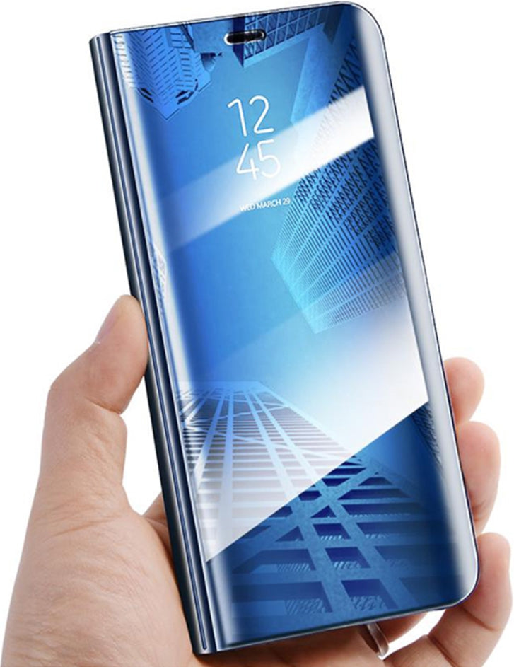 Samsung Galaxy A51 Clear View Wallet Case - Blue
