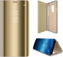 Load image into Gallery viewer, Samsung Galaxy A10 Clear View Wallet Case - Gold