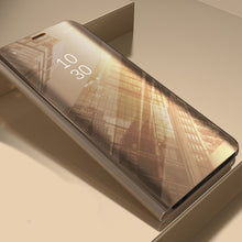 Load image into Gallery viewer, Samsung Galaxy A10 Clear View Wallet Case - Gold