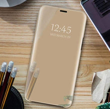 Load image into Gallery viewer, Samsung Galaxy A10 Clear View Wallet Case - Gold