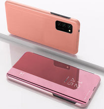 Load image into Gallery viewer, Huawei P Smart 2019 Clear View Wallet Case - Rose Gold Pink