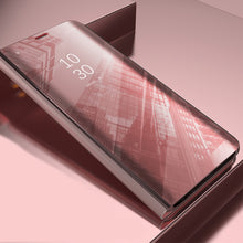 Load image into Gallery viewer, Huawei P Smart 2019 Clear View Wallet Case - Rose Gold Pink