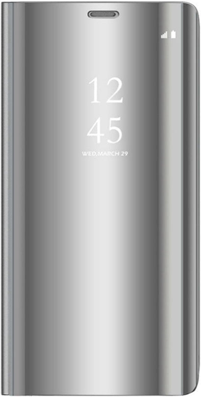 Samsung Galaxy A20e Clear View Wallet Case - Silver