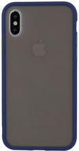 Load image into Gallery viewer, Apple iPhone 7 Hard Shell Coloured Buttons Cover - Blue