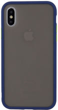 Load image into Gallery viewer, Apple iPhone SE 2 (2020) Hard Shell Coloured Buttons Cover - Blue