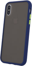 Load image into Gallery viewer, Apple iPhone 7 Hard Shell Coloured Buttons Cover - Blue