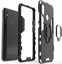 Load image into Gallery viewer, Samsung Galaxy M12 Defender Armour Rugged Case with Ring Holder - Black
