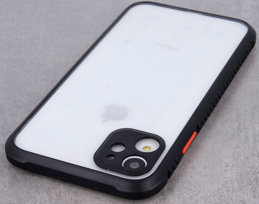 iPhone 12 / iPhone 12 Pro Hybrid Defender Rugged Case - Black