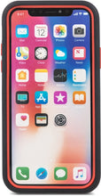 Load image into Gallery viewer, iPhone XS Defender Rugged Case - Black/Red