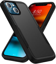 Load image into Gallery viewer, iPhone 14 Defender Armor Rugged Case - Black