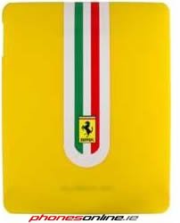 Ferrari Stradale Apple iPad Faceplate Case Yellow