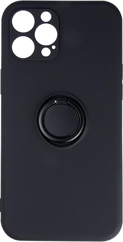 Samsung Galaxy Galaxy S21 FE 5G Finger Grip Protective Silicon Cover - Black