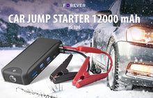 Load image into Gallery viewer, Forever Car Jump Starter / Power Bank 12,000mAh - JS100