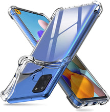 Load image into Gallery viewer, Samsung Galaxy A21s Gel Bumper Shock Proof Cover - Transparent