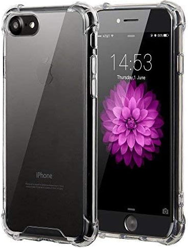 Apple iPhone SE 2 (2020) Gel Bumper Shockproof Cover -  Clear Transparent