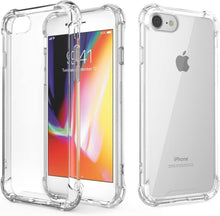 Load image into Gallery viewer, Apple iPhone SE 2 (2020) Gel Bumper Shockproof Cover -  Clear Transparent