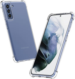 Samsung Galaxy S21 FE 5G Gel Bumper Shock Proof Cover - Transparent