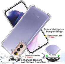 Load image into Gallery viewer, Samsung Galaxy S22 Gel Bumper Shock Proof Cover - Transparent