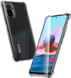Xiaomi Redmi Note 10 / Note 10S Gel Bumper Rugged Cover - Clear Transparent