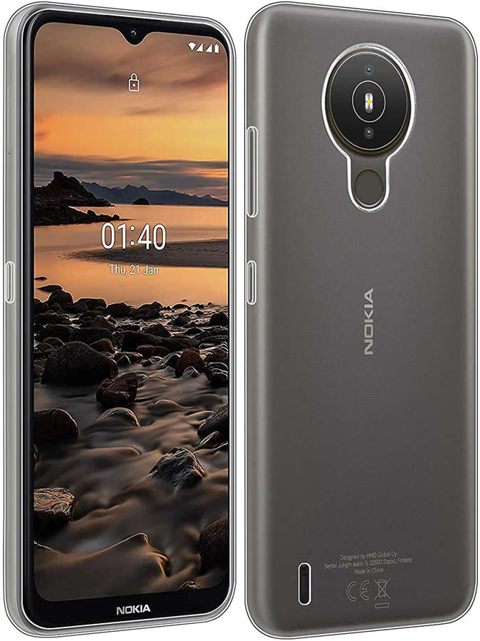 Nokia 1.4 Gel Cover - Transparent / Clear
