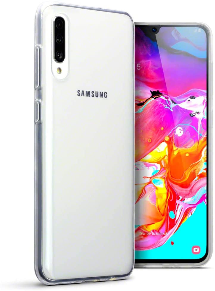 Samsung Galaxy A70 Gel Cover - Clear Transparent