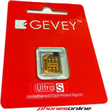 Gevey Ultra S iPhone 4S Unlocking SIM