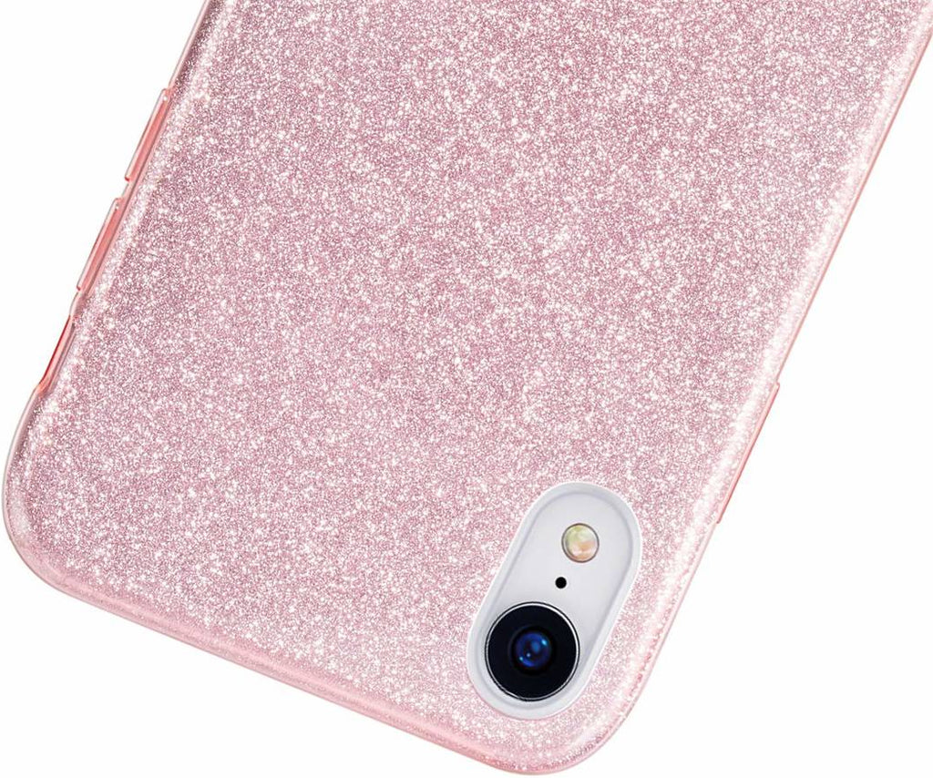 Samsung Galaxy A21s Glitter Cover - Pink