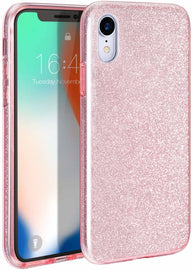Samsung Galaxy A21s Glitter Cover - Pink