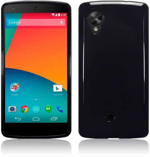 Google Nexus 5 Gel Skin Case - Black