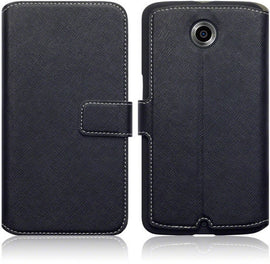 Google Nexus 6 Low Profile Wallet Case - Black