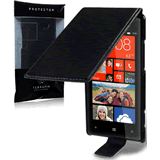 Load image into Gallery viewer, HTC 8X Flip Case Black