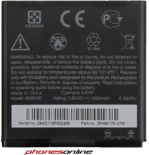 Load image into Gallery viewer, HTC BA S640 Battery for Sensation XL, Titan