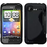 Load image into Gallery viewer, HTC Incredible S S-Curve Gel Case Black