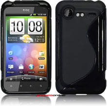 Load image into Gallery viewer, HTC Incredible S S-Curve Gel Case Black
